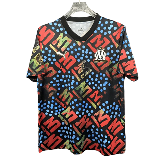 Marseille 24-25 Special edition Africa Black 13 Pre-Match Kit - Fan Version